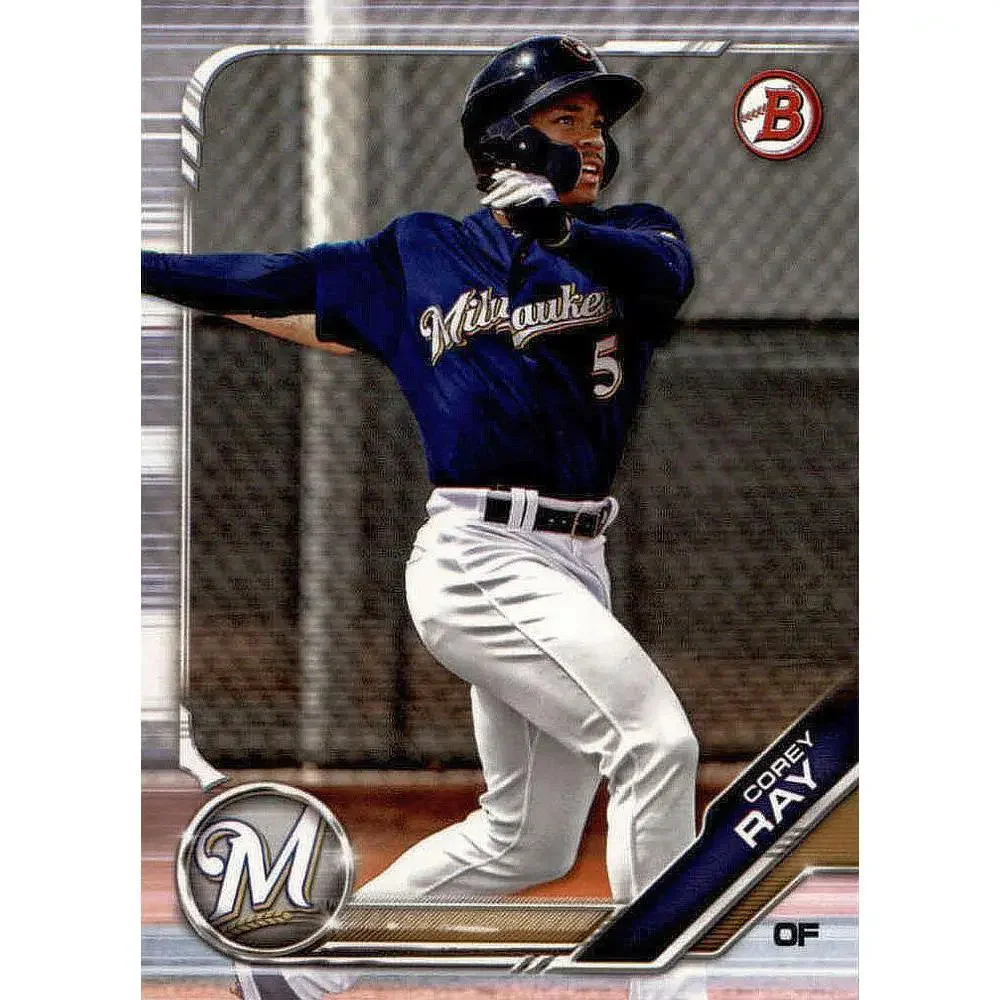 2019 Bowman Prospects Corey Ray #BP-12 Milwaukee Brewers